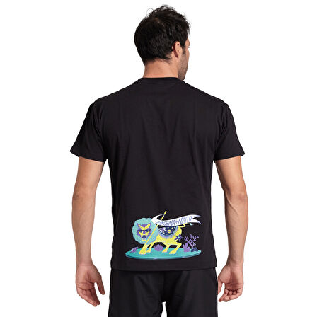 Fun Planet Unisex Siyah Günlük Stil T-Shirt 007540500