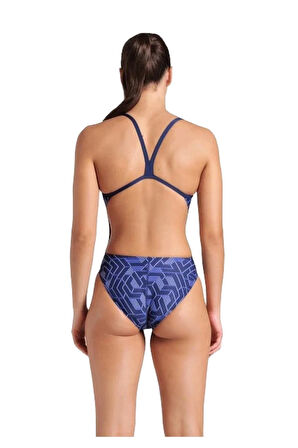 Arena Women's Escape Swimsuit Challenge Back Kadın Yüzücü Mayo Lacivert 007739700