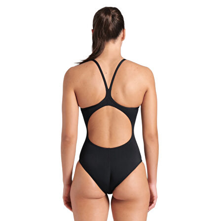 Diamond Swimsuit Lightdrop Back Kadın Siyah Yüzücü Mayosu 007757510