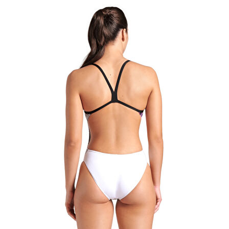 Airbrush Swimsuit Challenge Back Kadın Siyah Yüzücü Mayosu 007912510