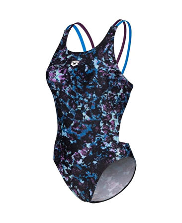 Arena Womens Rockin Swim Tech Multi Back Swimsuit Kadın Yüzücü Mayosu 008159889