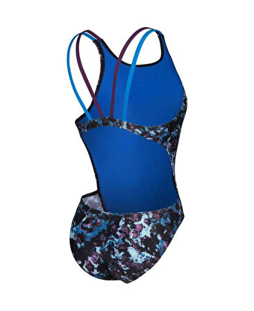 Arena Womens Rockin Swim Tech Multi Back Swimsuit Kadın Yüzücü Mayosu 008159889