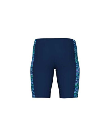 Arena Boy's Ondulation Swim Jammer Navy Multi Erkek Çocuk Yüzücü Mayosu 008170750