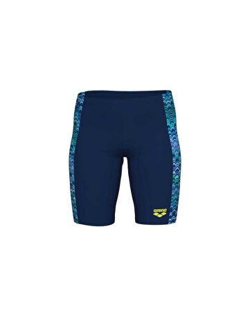 Arena Boy's Ondulation Swim Jammer Navy Multi Erkek Çocuk Yüzücü Mayosu 008170750