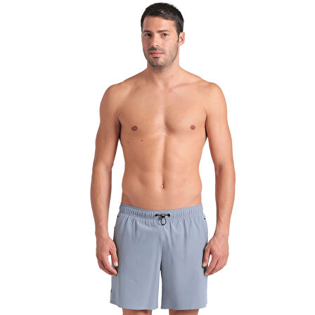 Evo Beach Boxer Solid Erkek Gri Deniz Şortu 006060570