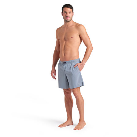 Evo Beach Boxer Solid Erkek Gri Deniz Şortu 006060570