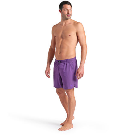Evo Beach Boxer Solid Erkek Mor Deniz Şortu 006060930
