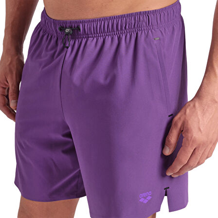 Evo Beach Boxer Solid Erkek Mor Deniz Şortu 006060930