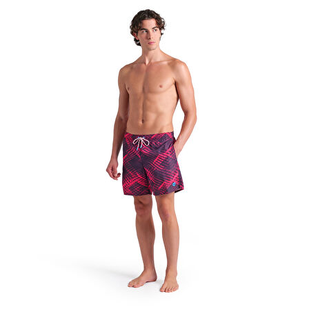 Water Prints Beach Erkek Mor Deniz Şortu 007153911