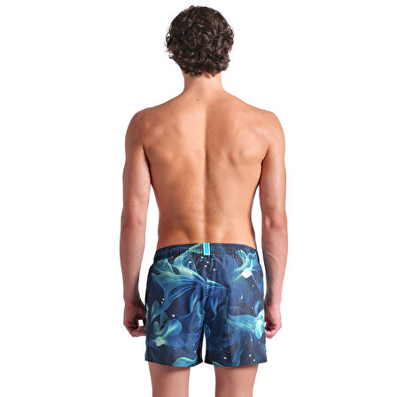 Water Prints Beach Erkek Yeşil Deniz Şortu 007159630