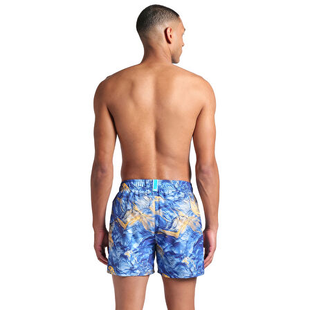 Water Prints Beach Erkek Mavi Deniz Şortu 007159710
