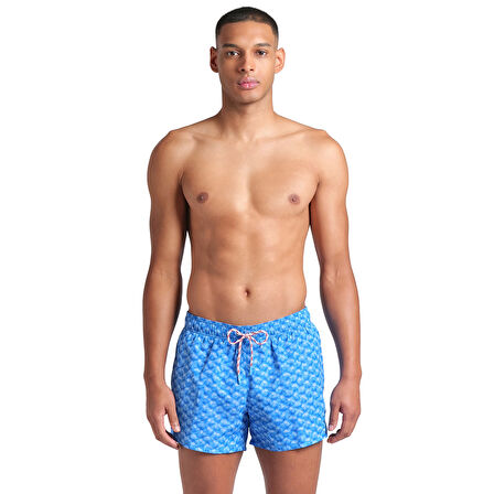 Water Prints Beach X-Short Ao Erkek Mavi Deniz Şortu 008928710