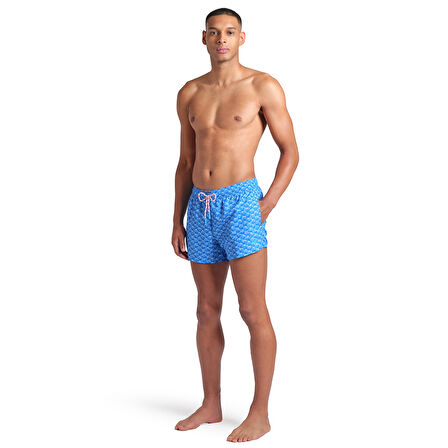 Water Prints Beach X-Short Ao Erkek Mavi Deniz Şortu 008928710