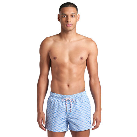 Water Prints Beach X-Short Ao Erkek Mavi Deniz Şortu 008928810