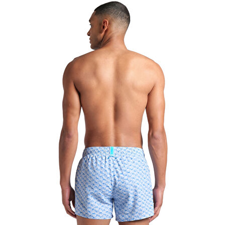 Water Prints Beach X-Short Ao Erkek Mavi Deniz Şortu 008928810