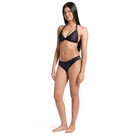 Rainbow Monogram Kadın Siyah Yüzücü Bikini 007079515