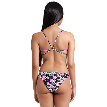 Logotype Bandeau Kadın Beyaz Yüzücü Bikini 007081115