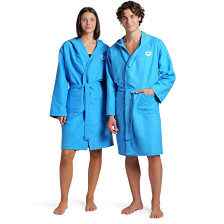 Compact Microfiber Robe Unisex Mavi Bornoz 009034810