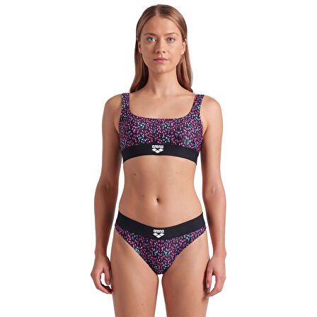 Monogram Elastic Bralette Kadın Siyah Yüzücü Bikini 009389550