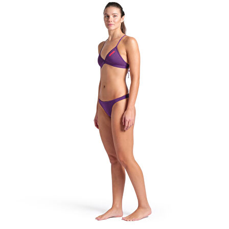 Team Swim Bottom Solid Kadın Mor Yüzücü Bikini 004769930