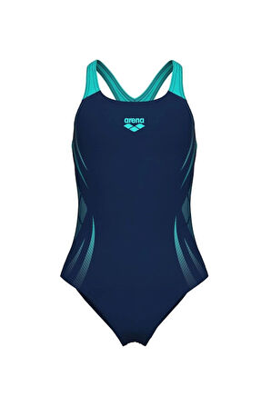 Arena Girl'S Poseidonia Swimsuit Swim Pro Back Kız Çocuk Mayosu 009005780