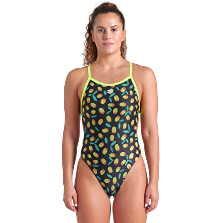 Olives Swimsuit Xcriss Cross Kadın Siyah Yüzücü Mayosu 009465550