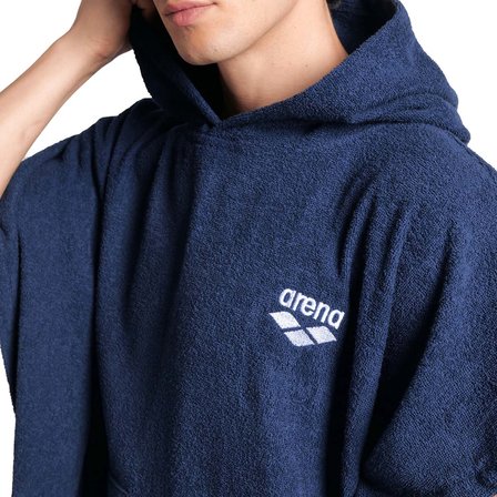 Cotton Poncho Unisex Lacivert Yüzücü Bornoz 009651700