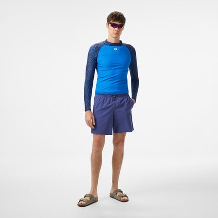 Arena 010041871 Rash Vest L/S Allover Erkek Yüzücü T-Shirt