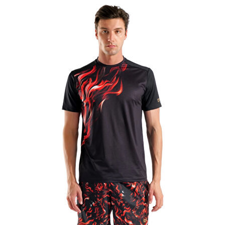 Graphic Indomitus Unisex Siyah Günlük Stil T-Shirt 010677550
