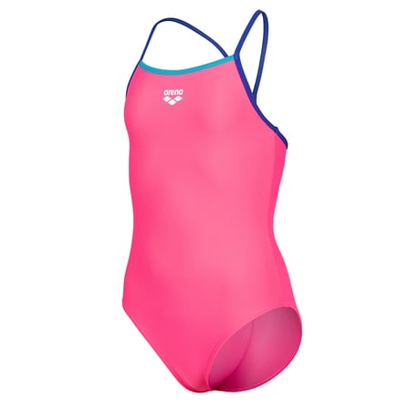 Swimsuit Light Drop Solid Çocuk Pembe Yüzücü Mayo 005919988