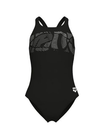 Arena Graphic Swimsuit V Back Kız Çocuk Mayo 006680501