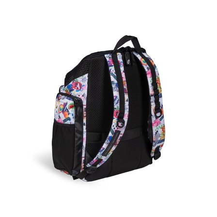 Arena One Go Backpack 45L Allover Collage Unisex Yüzücü Sırt Çantası 010232101
