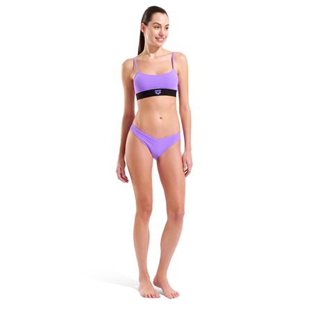 Elastic Band Kadın Mor Yüzücü Bikini 010830900