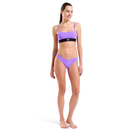 Elastic Band Kadın Mor Yüzücü Bikini 010830900