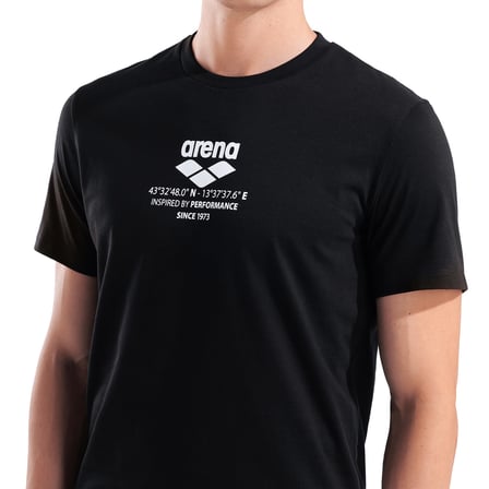 Graphic Erkek Siyah Günlük Stil T-Shirt 010999500