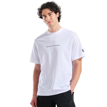 Graphic Erkek Beyaz Günlük Stil T-Shirt 011102100