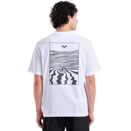 Graphic Erkek Beyaz Günlük Stil T-Shirt 011102100