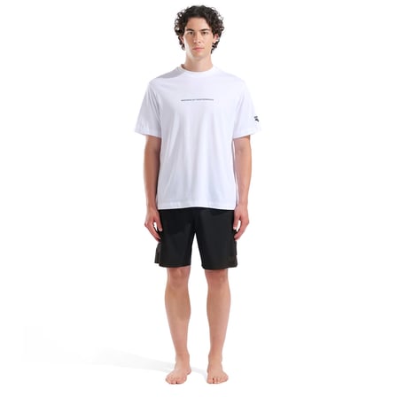 Graphic Erkek Beyaz Günlük Stil T-Shirt 011102100