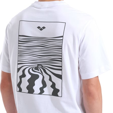 Graphic Erkek Beyaz Günlük Stil T-Shirt 011102100