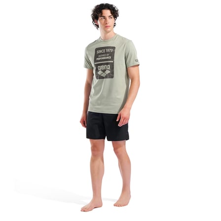 1973 Print Erkek Yeşil Günlük Stil T-Shirt 011165660