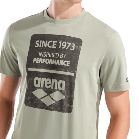 1973 Print Erkek Yeşil Günlük Stil T-Shirt 011165660