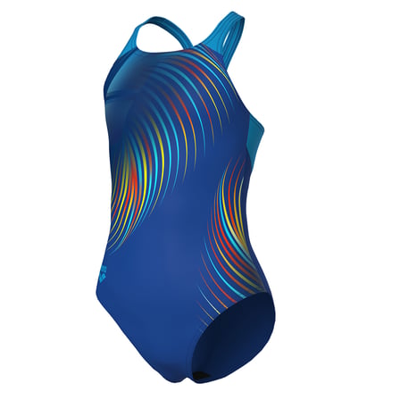 Pinwheel Swimsuit V Back Çocuk Mavi Yüzücü Mayo 011752773