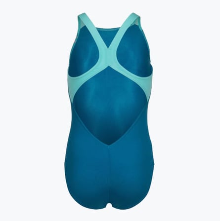 Arena G Bold Swimsuit V Back Mavi Kız Çocuk Yüzücü Mayosu 011755680