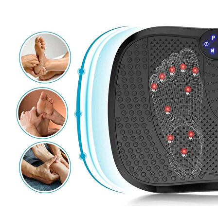 Robx E02 Vibration 2d Yüksek Titreşimli Tüm Vücut Hızlı Yağ Yakma Ve Zayıflama Spor eğzersiz aleti