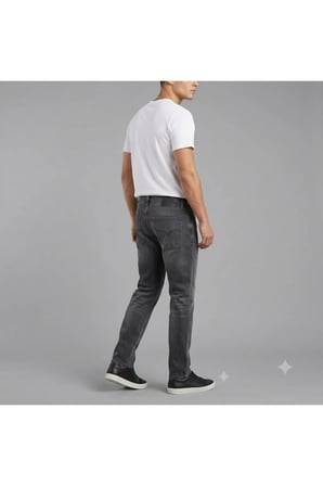 502 Tap Erkek Dar Paça Tapered Likralı kot Pantolon-0275 antrasitGri / 31/32