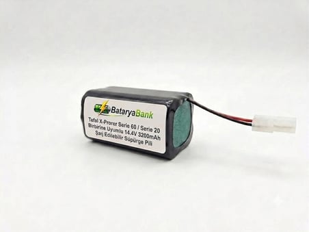 BataryaBank Tefal X-Plorer Serie 60 / Serie 20 Uyumlu Robot Süpürge Bataryası 14.4V 3200mAh Li-ion