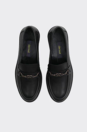 Hakiki Deri Tokalı Kadın Casual Ayakkabı