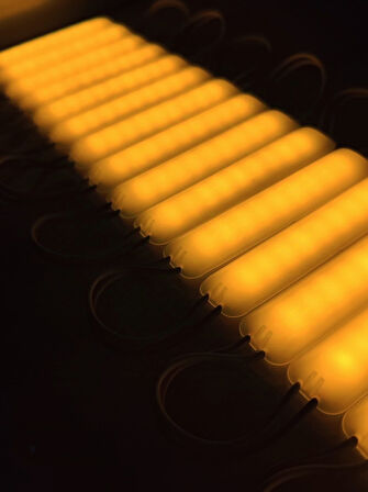 Neon Su Geçirmez Sarı Parmak Led 5 Adet