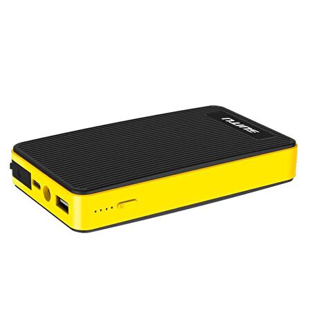 Coofbe Şarjlı 14000mAh Akü Takviye Seti Jump Starter Tüm Akülere Uyum Powerbank Led Işıklı Akü Şarjı