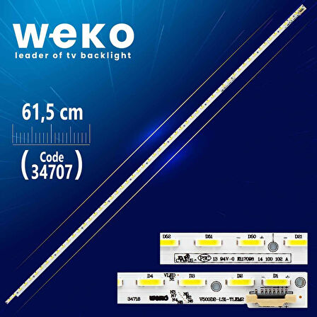 V500D2-LS1-TLEM1- 56 LED 61.5 CM - LEFT - (WK-695)